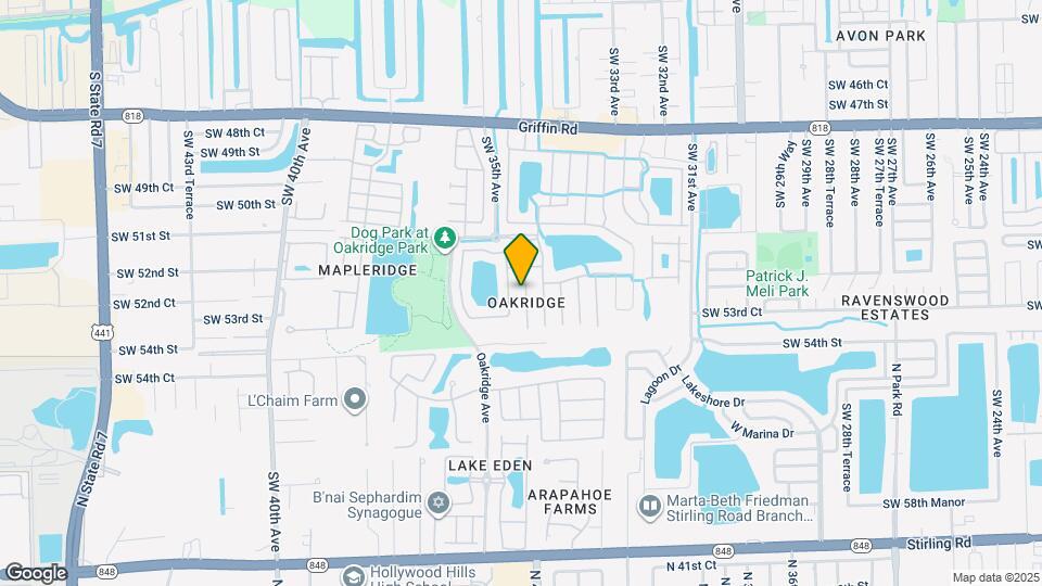5333 SW 34th Ave Map and Location Details