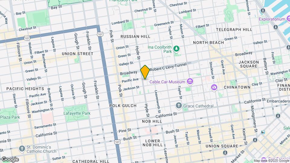 1540 Hyde St Map and Location Details