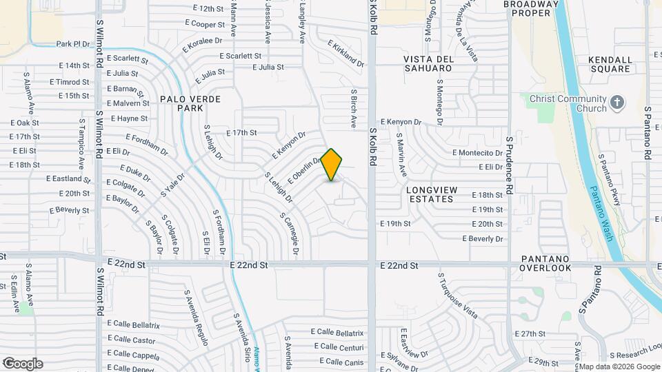 806 S Langley Ave Map and Location Details