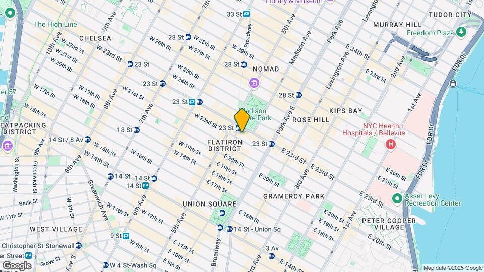 5 E 22nd St Map and Location Details
