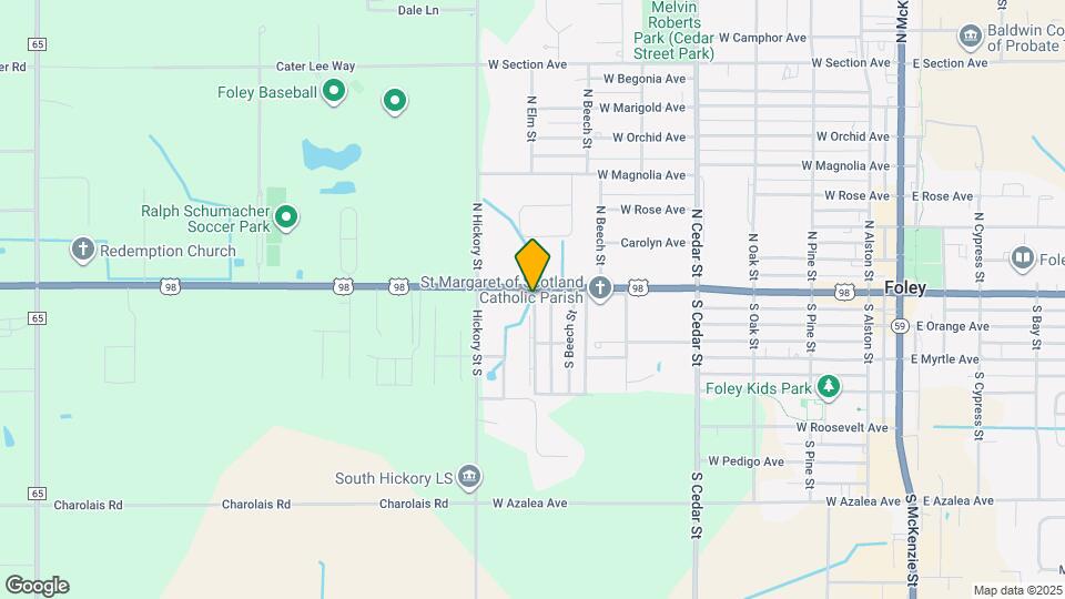 116 S Elm St Map and Location Details