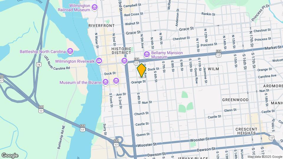 413 Orange St Map and Location Details