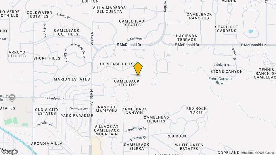 5655 Camelback Canyon Dr Mapa y Detalles de la Ubicación