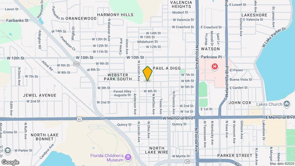 644 W 6th St Map and Location Details