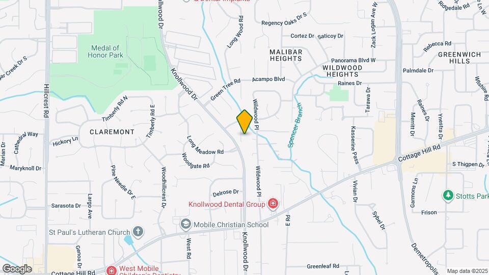1823 Spring Brook Ct Map and Location Details