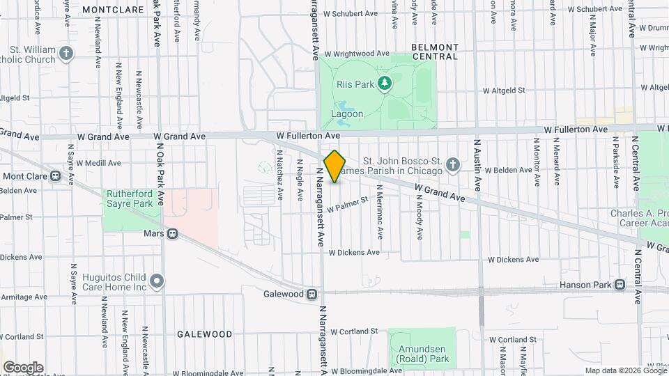 2230 N Mulligan Ave Map and Location Details