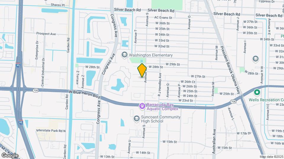 1618 W 26th Ct Map and Location Details