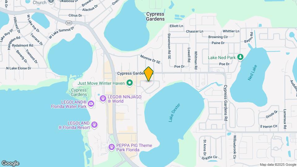 622 Lake Dexter Cir Map and Location Details