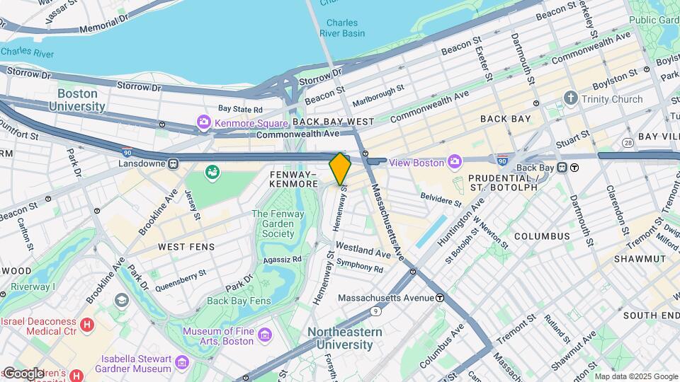 15-25 Hemenway St Mapa y Detalles de la Ubicación