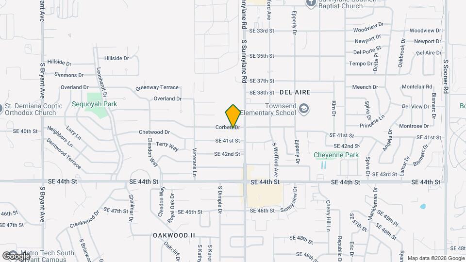 4220 Corbett Dr Mapa y Detalles de la Ubicación