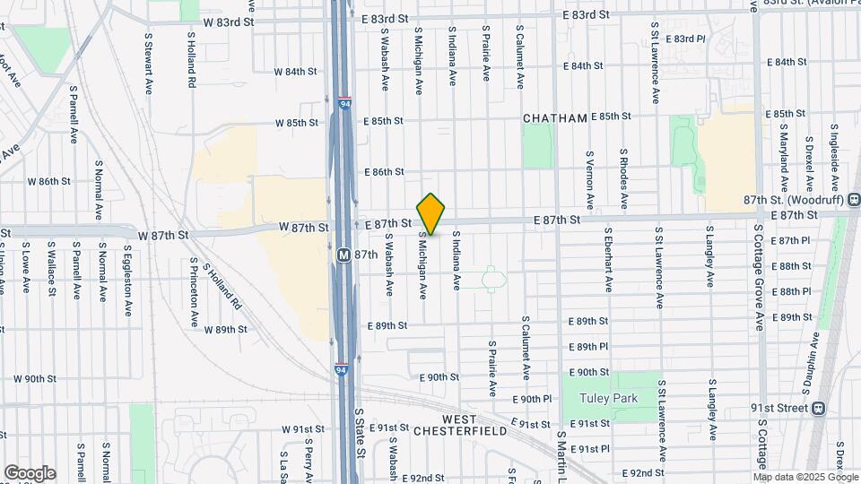 8723 S Michigan Ave Map and Location Details