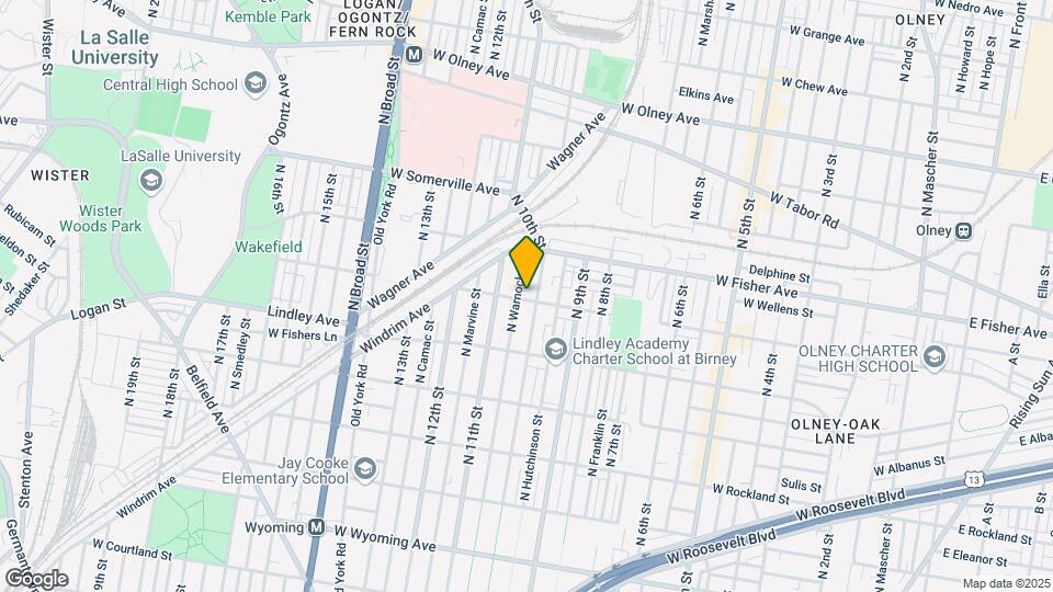 1007 W Duncannon Ave Mapa y Detalles de la Ubicación