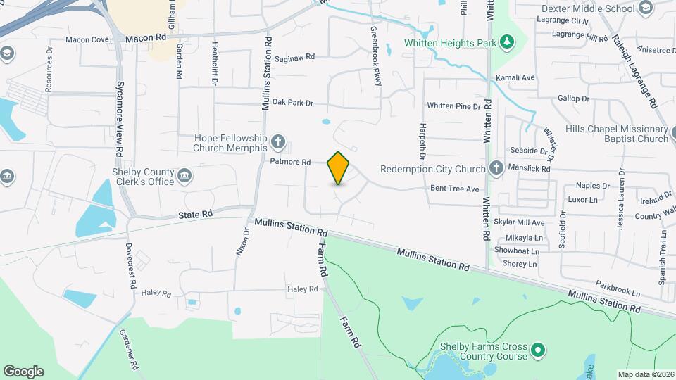 6498 Glastonburg Ln Map and Location Details