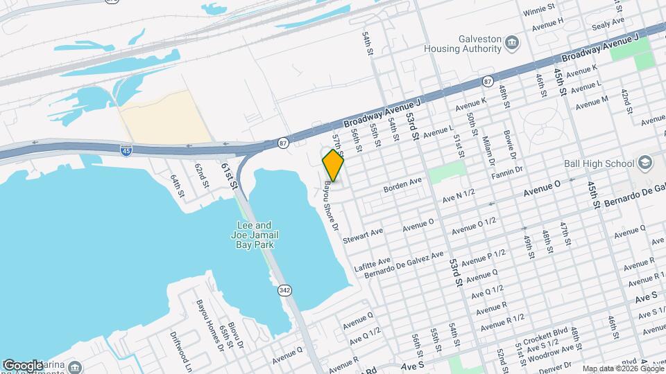 1310 Bayou Shore Dr Mapa y Detalles de la Ubicación