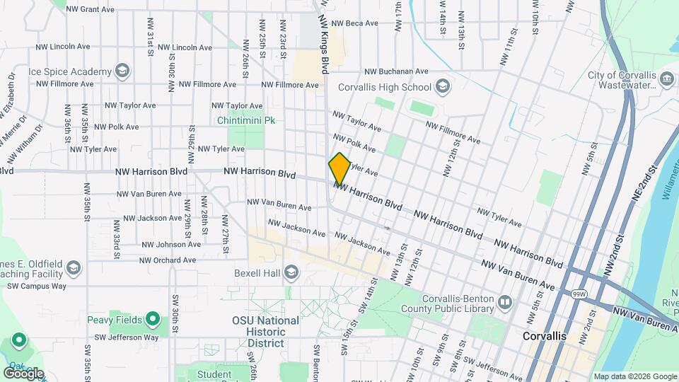 1762 NW Harrison Blvd Map and Location Details