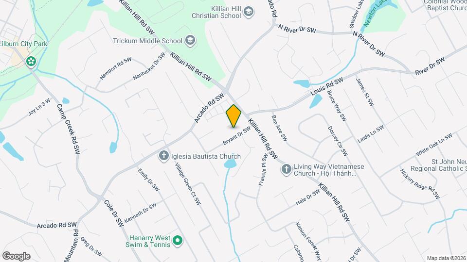 4431 Bryant Dr SW Map and Location Details