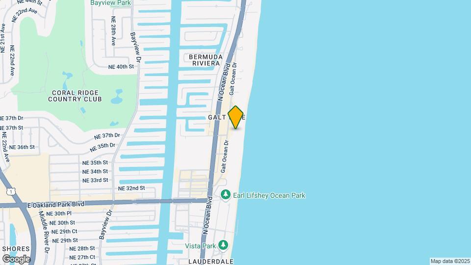 3600 Galt Ocean Dr Map and Location Details