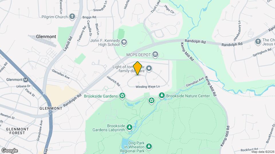 1639 Winding Waye Ln, Unit Garden apartment Mapa y Detalles de la Ubicación