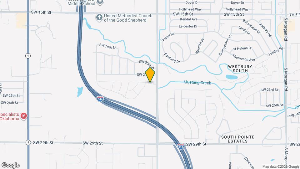 10616 SW 22nd St Map and Location Details