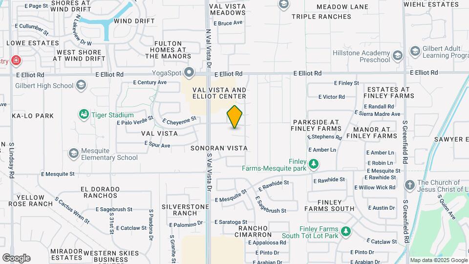 1710 E Horseshoe Ave Map and Location Details