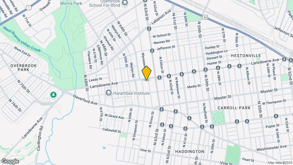 750 Wynnewood Rd Map and Location Details