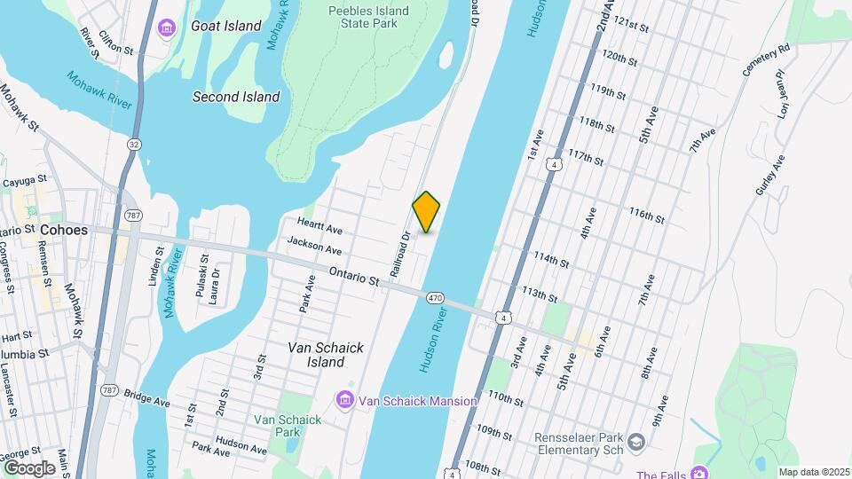 Riverwalk on the Hudson Mapa y Detalles de la Ubicación