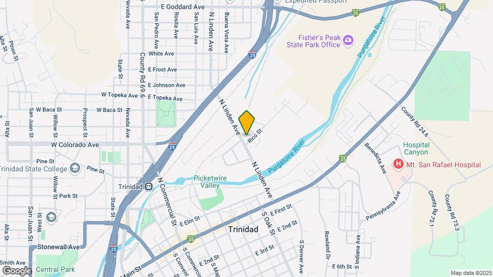 702 N Linden Ave Map and Location Details