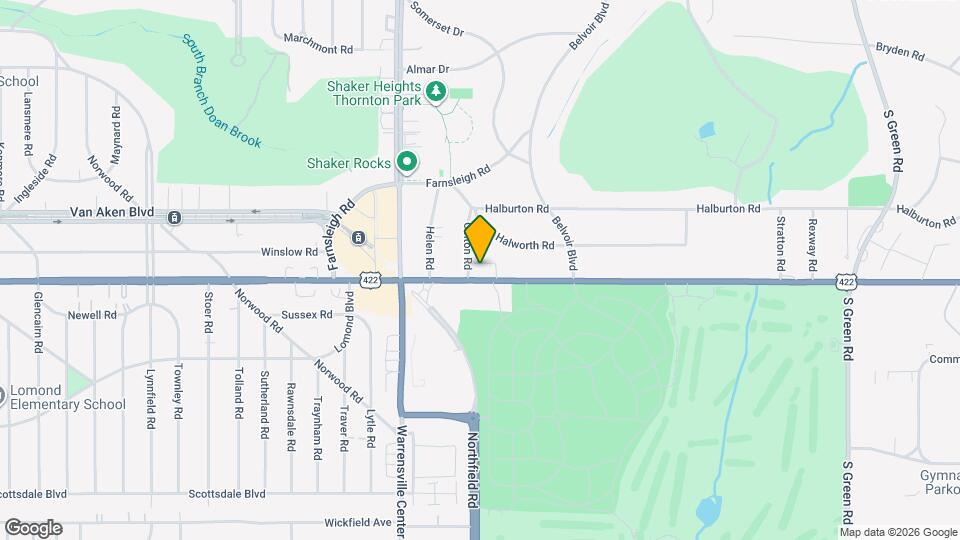 20835 Chagrin Blvd Map and Location Details