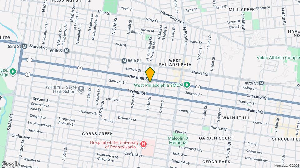 114 S 54th St Map and Location Details