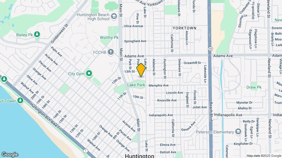 1025 12th St Map and Location Details