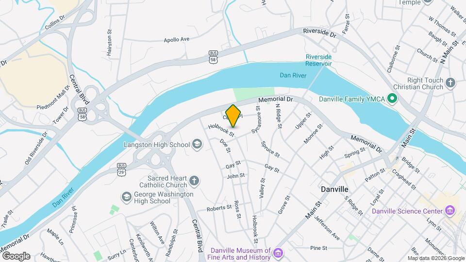 608 Holbrook St Map and Location Details