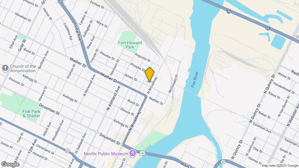 803 N Broadway Map and Location Details