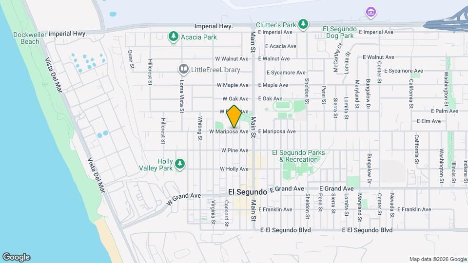 208-208 W Mariposa Ave Map and Location Details