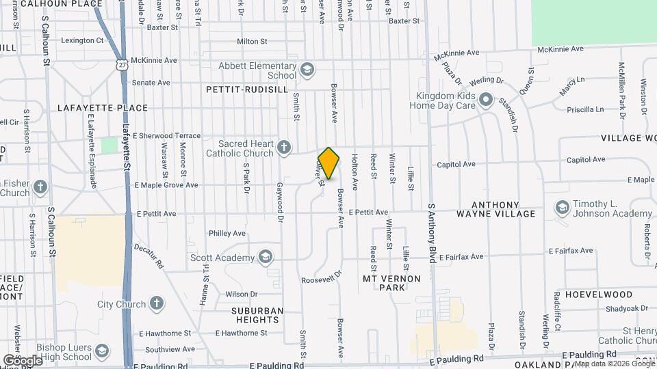 4815 Oliver St Map and Location Details