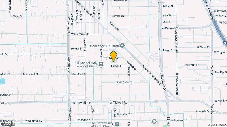 850 Elkhart St Map and Location Details