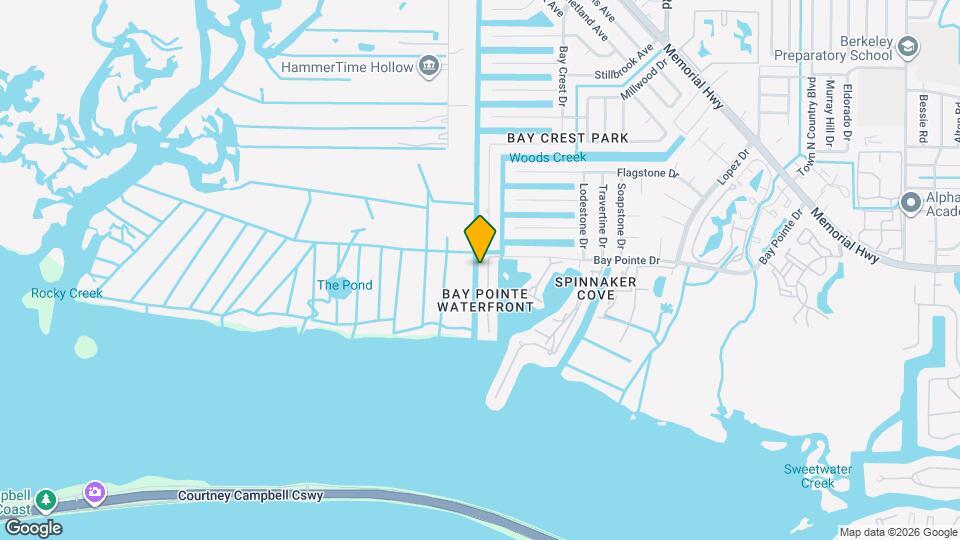 8801 Bay Pointe Dr Map and Location Details