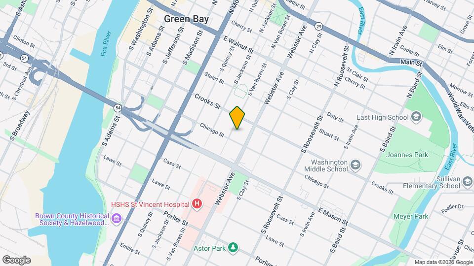 433-435 S Van Buren St Map and Location Details