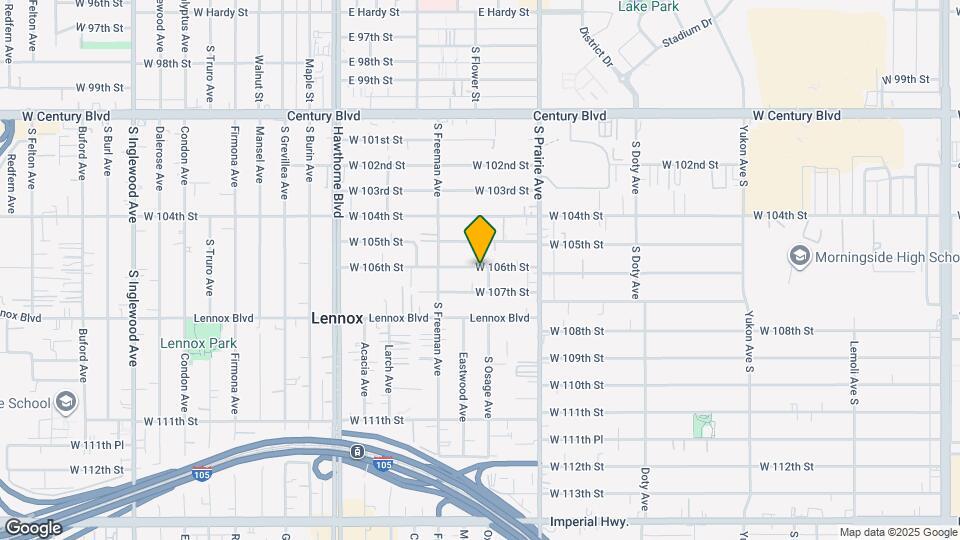 4108 W 106th St Map and Location Details