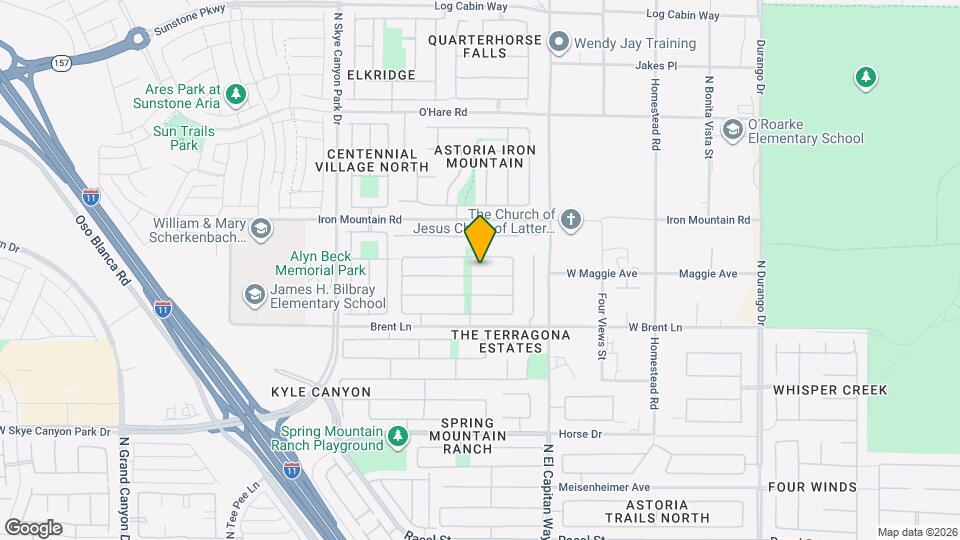 8924 W Wolf Dancer Ave Mapa y Detalles de la Ubicación