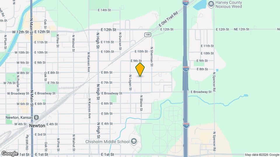 805 N Blaine St Map and Location Details