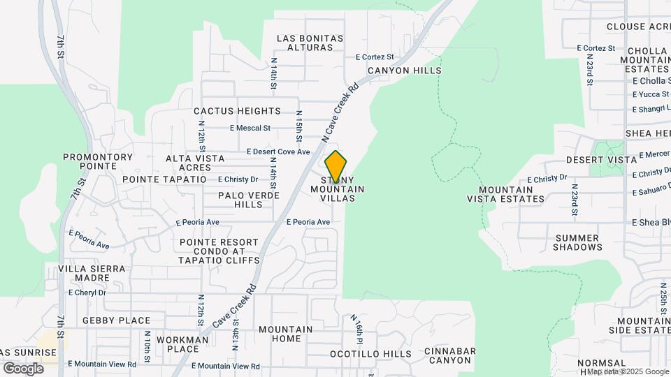 1545 E Sahuaro Dr Map and Location Details