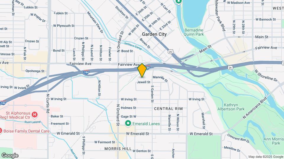 1425 N Bluff St Mapa y Detalles de la Ubicación