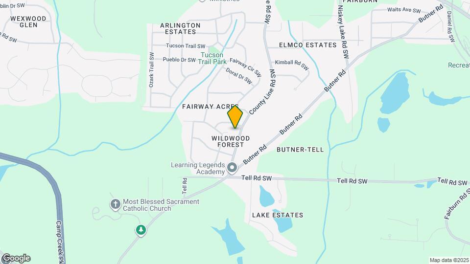 2609 County Line Rd SW Map and Location Details