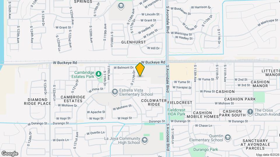11738 W Flanagan St Map and Location Details