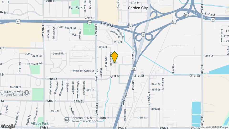 3027 Denver St Map and Location Details