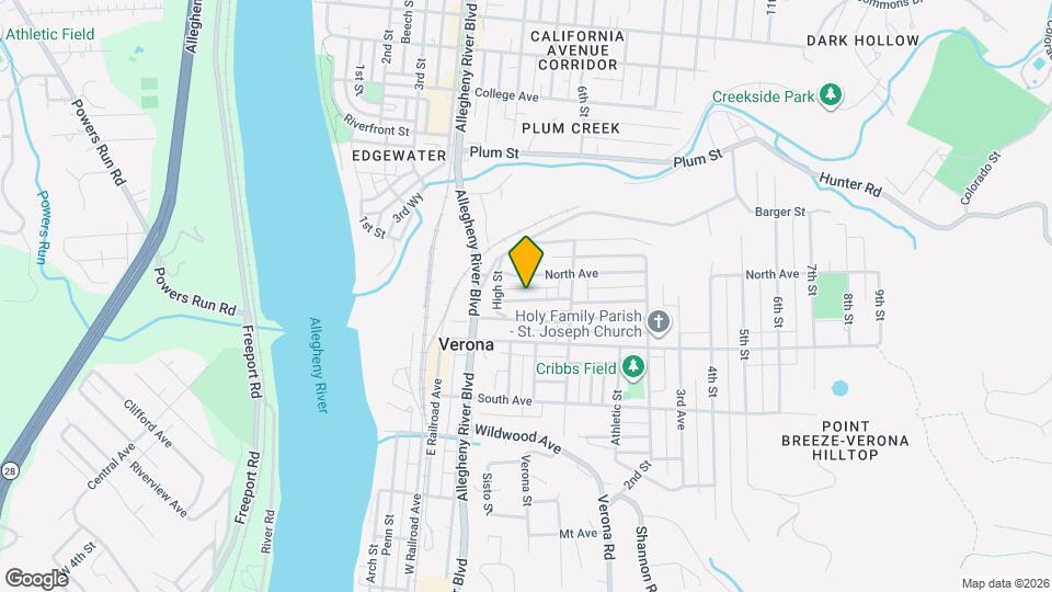 435 Parker St Map and Location Details