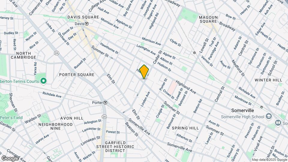 64 Cedar St, Unit 3 Map and Location Details