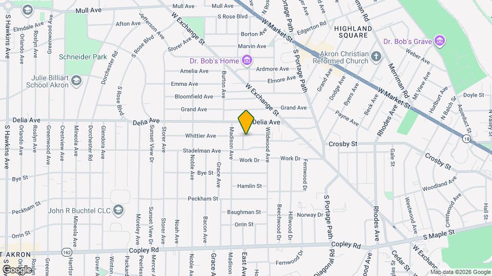 914 Whittier Ave Map and Location Details