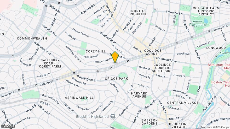 1462 Beacon St Map and Location Details