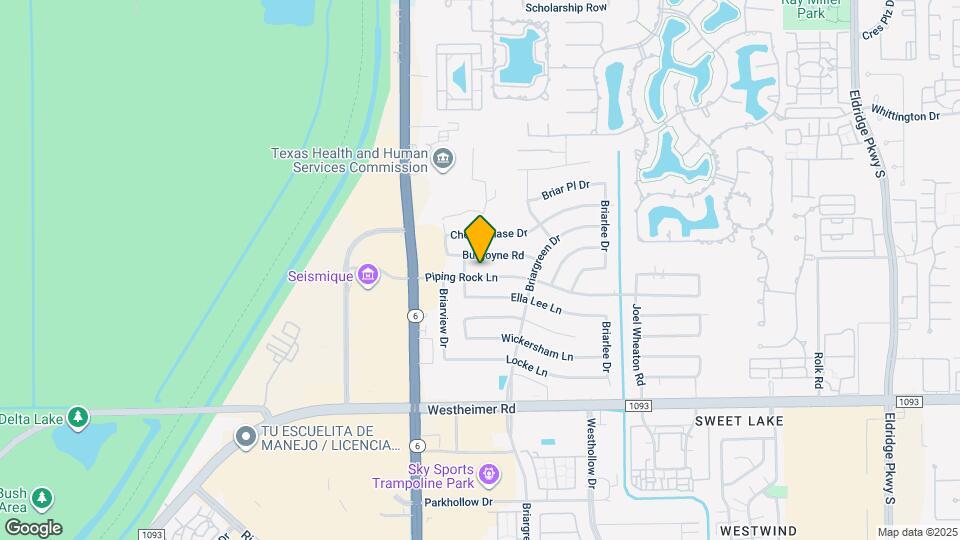14314 Piping Rock Ln Map and Location Details